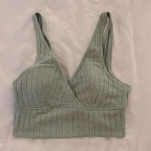 Gilly Hicks sage green bralette, size medium